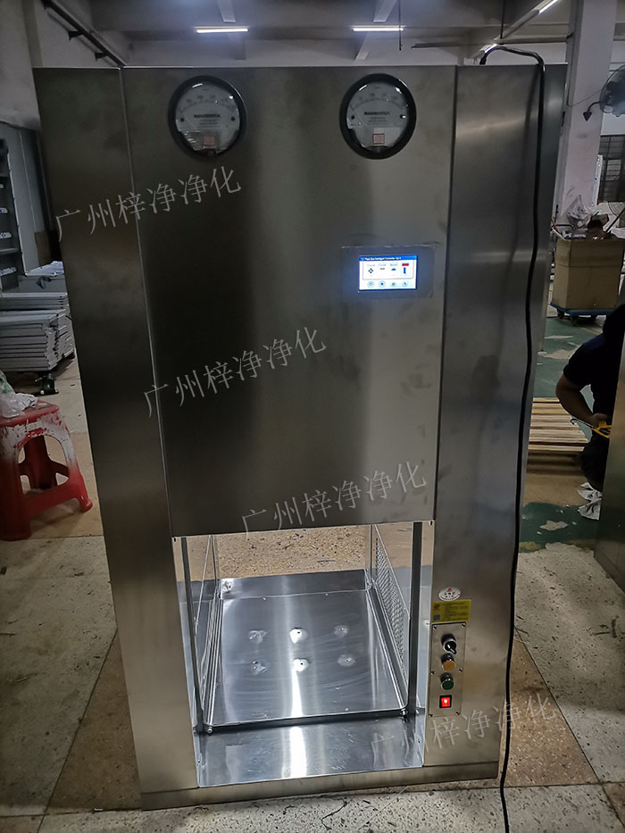 全自动传送窗采用PLC或工业电脑进行控制 全自动传送窗|机器人机械臂传递窗